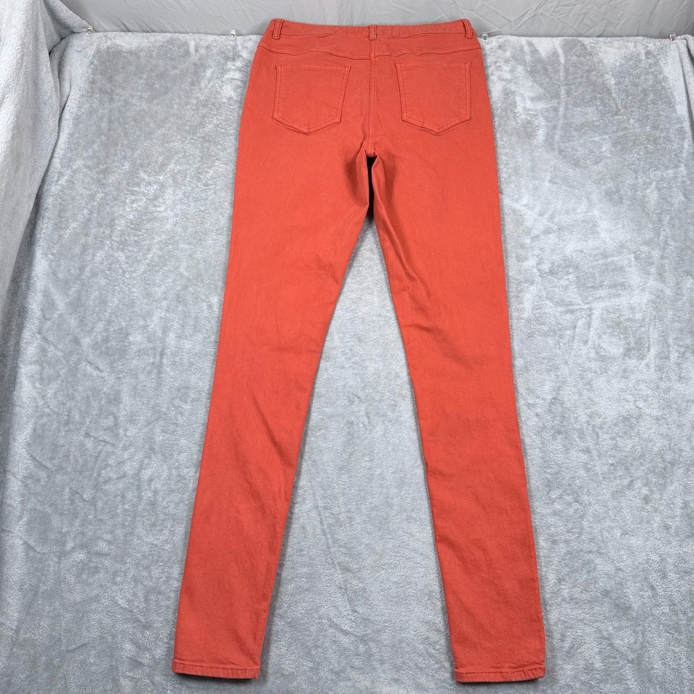 Long Tall Sally Denim High Rise Skinny Jeans 31x36 Womens 12 Stretch Orange LTS - Picture 2 of 9
